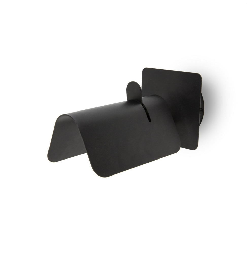 FARO - Aplique SMILE E27 40W negro