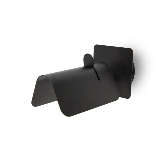 FARO - Aplique SMILE E27 40W negro
