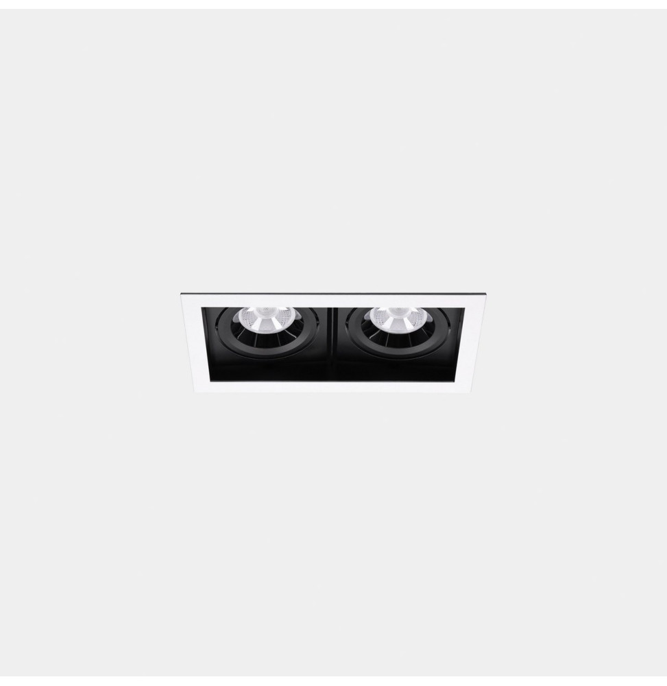 LedsC4 - Downlight MULTIDIR TRIM SMALL DOUBLE 14.6W blanco cálido 2700K CRI 90 61.9º blanco IN IP20 / OUT IP54 1696lm
