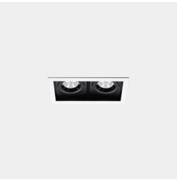 LedsC4 - Downlight MULTIDIR TRIM SMALL DOUBLE 14.6W blanco cálido 2700K CRI 90 24.1º blanco IN IP20 / OUT IP54 1708lm