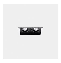 LedsC4 - Downlight MULTIDIR TRIM SMALL DOUBLE 14.6W blanco cálido 2700K CRI 90 24.1º blanco IN IP20 / OUT IP54 1708lm