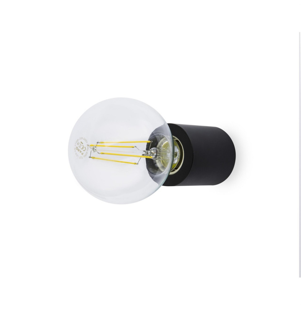 FARO - Aplique TEN E27 20W negro mate