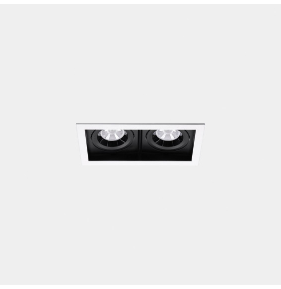 LedsC4 - Downlight MULTIDIR TRIM SMALL DOUBLE 14.6W blanco neutro 4000K CRI 90 24.1º blanco IN IP20 / OUT IP54 1818lm