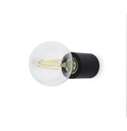 FARO - Aplique TEN E27 20W negro mate