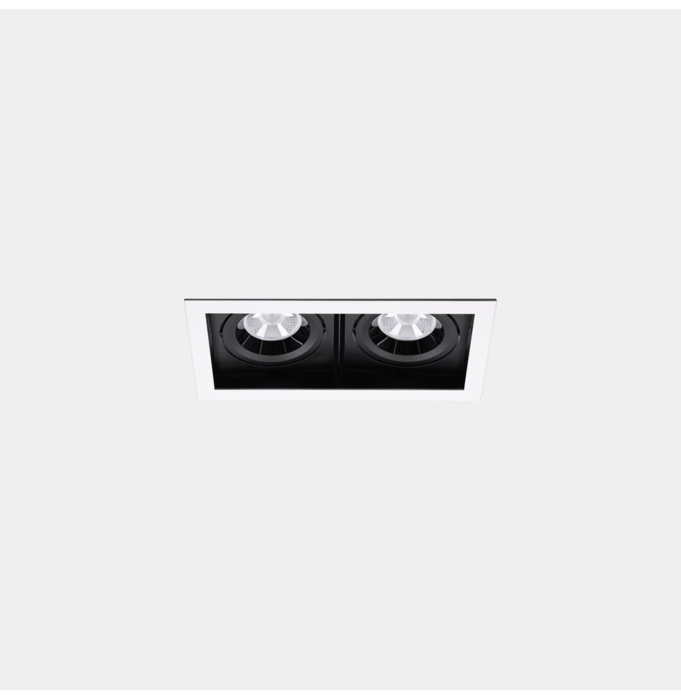 LedsC4 - Downlight MULTIDIR TRIM SMALL DOUBLE 14.6W blanco cálido 3000K CRI 90 24.1º blanco IN IP20 / OUT IP54 1720lm