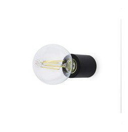FARO - Aplique TEN E27 20W negro mate