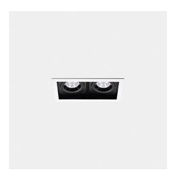 LedsC4 - Downlight MULTIDIR TRIM SMALL DOUBLE 14.6W blanco cálido 3000K CRI 90 24.1º blanco IN IP20 / OUT IP54 1720lm