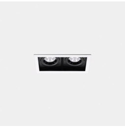 LedsC4 - Downlight MULTIDIR TRIM SMALL DOUBLE 14.6W blanco cálido 3000K CRI 90 16.5º blanco IN IP20 / OUT IP54 1738lm