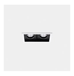LedsC4 - Downlight MULTIDIR TRIM SMALL DOUBLE 14.6W blanco cálido 3000K CRI 90 16.5º blanco IN IP20 / OUT IP54 1738lm
