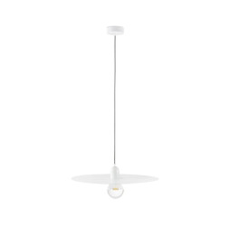 FARO - Luminaria colgar PLAT E27 60W blanco