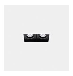 LedsC4 - Downlight MULTIDIR TRIM SMALL DOUBLE 14.6W blanco cálido 3000K CRI 90 61.9º blanco IN IP20 / OUT IP54 1708lm