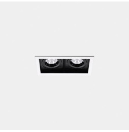 LedsC4 - Downlight MULTIDIR TRIM SMALL DOUBLE 14.6W blanco cálido 2700K CRI 90 16.5º blanco IN IP20 / OUT IP54 1726lm