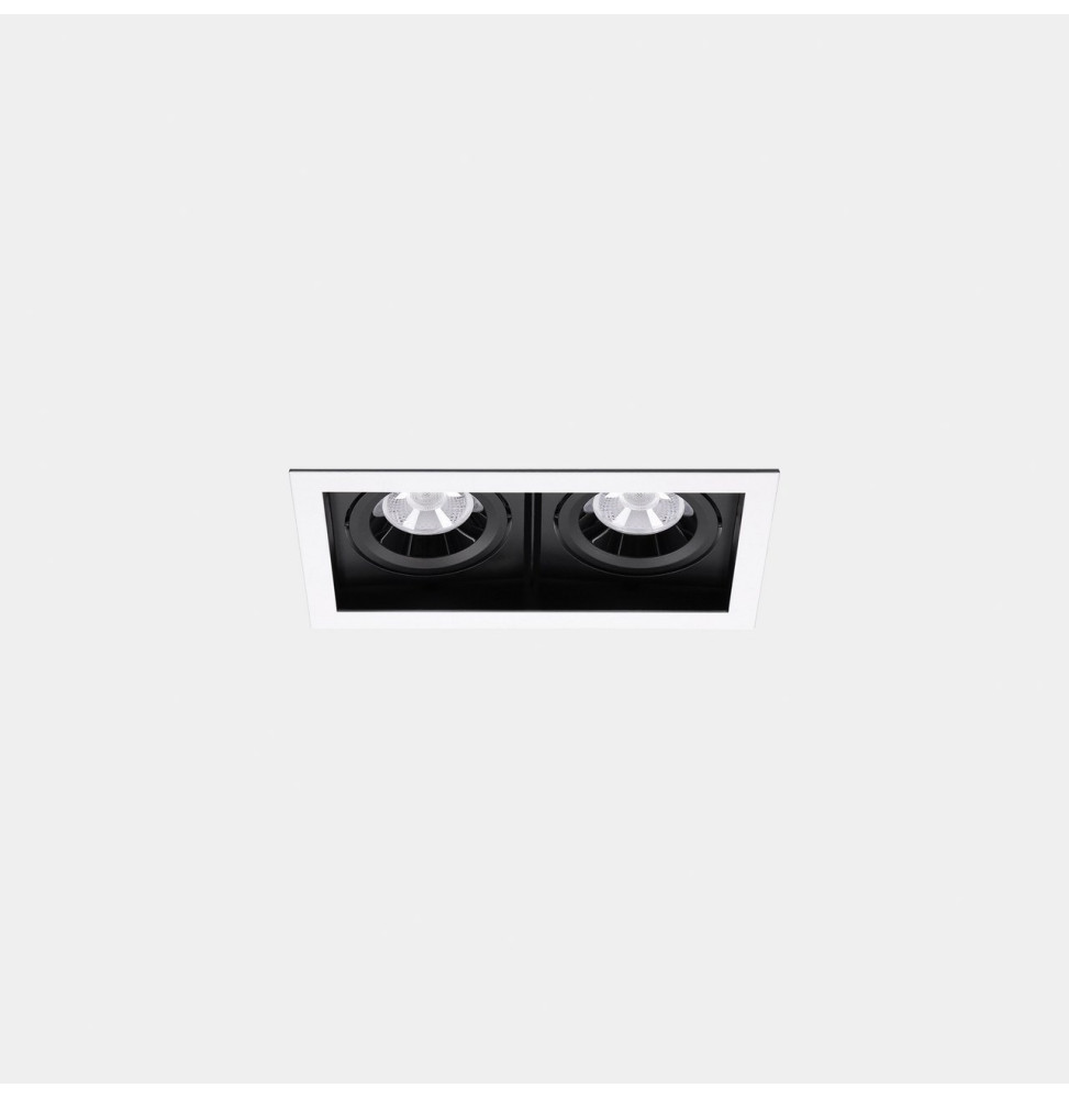 LedsC4 - Downlight MULTIDIR TRIM SMALL DOUBLE 21.4W blanco cálido 3000K CRI 90 24.5º blanco IN IP20 / OUT IP54 2288lm