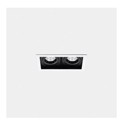 LedsC4 - Downlight MULTIDIR TRIM SMALL DOUBLE 21.4W blanco cálido 3000K CRI 90 24.5º blanco IN IP20 / OUT IP54 2288lm