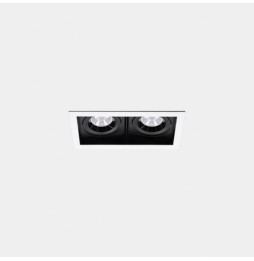 LedsC4 - Downlight MULTIDIR TRIM SMALL DOUBLE 21.4W blanco cálido 2700K CRI 90 17.6º blanco IN IP20 / OUT IP54 2174lm