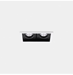 LedsC4 - Downlight MULTIDIR TRIM SMALL DOUBLE 21.4W blanco cálido 3000K CRI 90 17.6º Casambi blanco IN IP20 / OUT IP54 2288lm