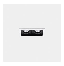 LedsC4 - Downlight MULTIDIR TRIM SMALL DOUBLE 21.4W blanco cálido 3000K CRI 90 17.6º blanco IN IP20 / OUT IP54 2288lm