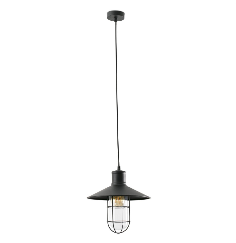 FARO - Luminaria colgar MARINA E27 20W negro