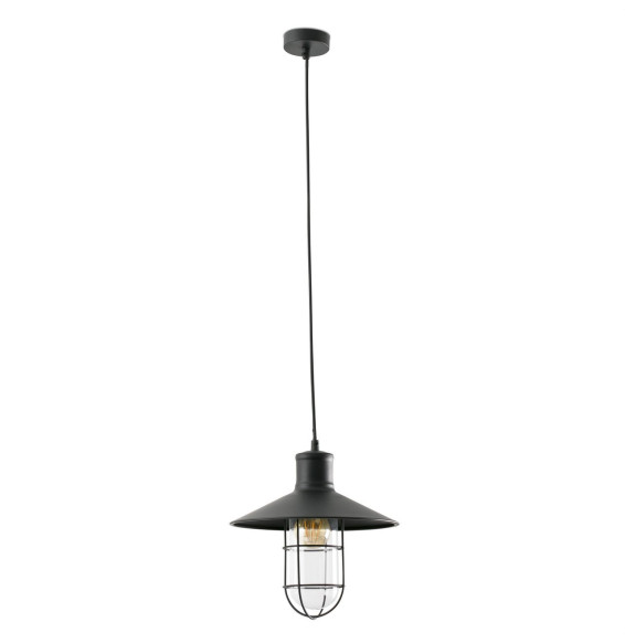 FARO - Luminaria colgar MARINA E27 20W negro