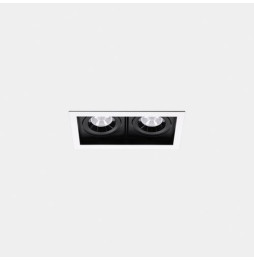 LedsC4 - Downlight MULTIDIR TRIM SMALL DOUBLE 14.6W blanco neutro 4000K CRI 90 61.9º blanco IN IP20 / OUT IP54 1804lm