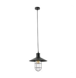 FARO - Luminaria colgar MARINA E27 20W negro