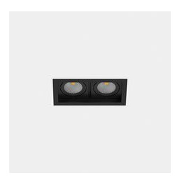 LedsC4 - Downlight MULTIDIR TRIM SMALL DOUBLE 21.4W blanco neutro 4000K CRI 90 24.5º negro IN IP20 / OUT IP54 2320lm