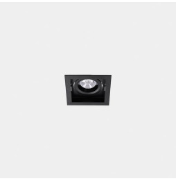 LedsC4 - Downlight MULTIDIR TRIM SMALL SINGLE 10.7W blanco neutro 4000K CRI 90 61.9º negro IN IP20 / OUT IP54 1160lm