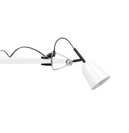 FARO - Luminaria pinza STUDIO E14 15W blanco/blanco
