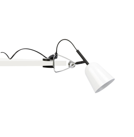 FARO - Luminaria pinza STUDIO E14 15W blanco/blanco