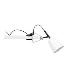 FARO - Luminaria pinza STUDIO E14 15W blanco/blanco