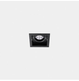 LedsC4 - Downlight MULTIDIR TRIM SMALL SINGLE 7.3W blanco cálido 3000K CRI 90 61.9º negro IN IP20 / OUT IP54 854lm