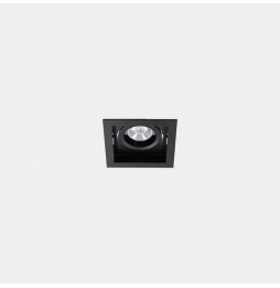 LedsC4 - Downlight MULTIDIR TRIM SMALL SINGLE 7.3W blanco cálido 3000K CRI 90 16.5º negro IN IP20 / OUT IP54 869lm