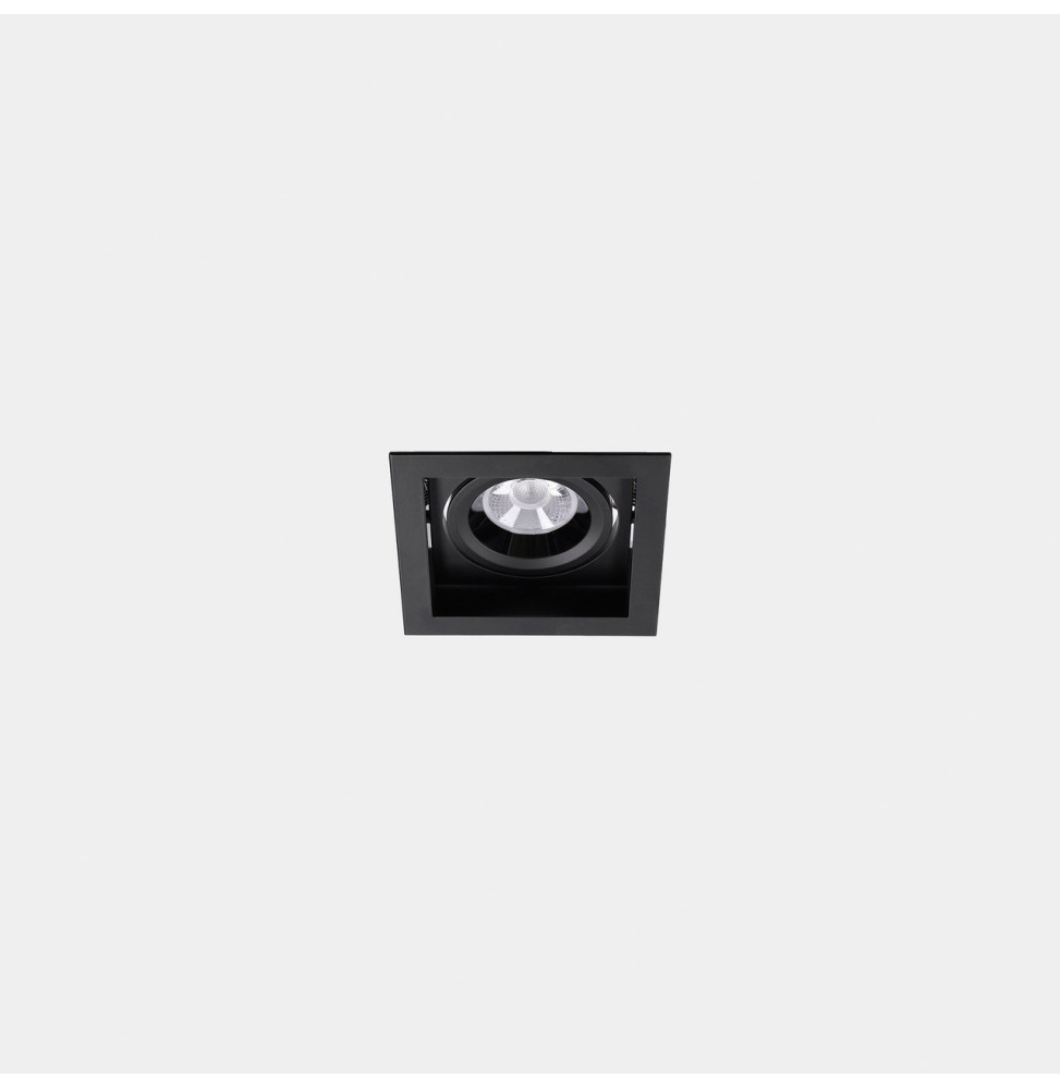 LedsC4 - Downlight MULTIDIR TRIM SMALL SINGLE 7.3W blanco cálido 2700K CRI 90 61.9º ON-OFF negro IP23 848lm LedsC4 - Downlight MULTIDIR TRIM SMALL SINGLE 7.3W blanco cálido 2700K CRI 90 61.9º ON-OFF negro IP23 848lm