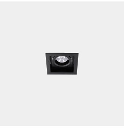 LedsC4 - Downlight MULTIDIR TRIM SMALL SINGLE 7.3W blanco cálido 2700K CRI 90 24.1º negro IN IP20 / OUT IP54 854lm