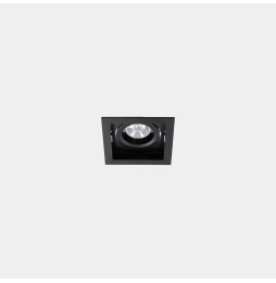 LedsC4 - Downlight MULTIDIR TRIM SMALL SINGLE 7.3W blanco cálido 2700K CRI 90 24.1º DALI-2 negro IN IP20 / OUT IP54 854lm