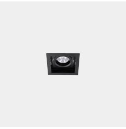 LedsC4 - Downlight MULTIDIR TRIM SMALL SINGLE 7.3W blanco cálido 3000K CRI 90 16.5º DALI-2 negro IN IP20 / OUT IP54 869lm