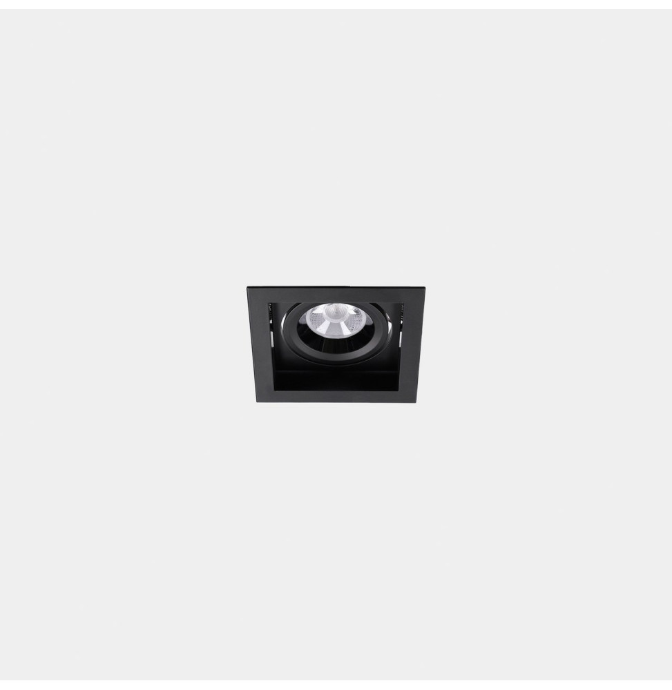 LedsC4 - Downlight MULTIDIR TRIM SMALL SINGLE 7.3W blanco cálido 3000K CRI 90 16.5º DALI-2 negro IN IP20 / OUT IP54 869lm LedsC4 - Downlight MULTIDIR TRIM SMALL SINGLE 7.3W blanco cálido 3000K CRI 90 16.5º DALI-2 negro IN IP20 / OUT IP54 869lm