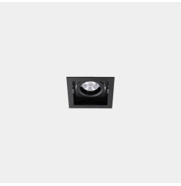 LedsC4 - Downlight MULTIDIR TRIM SMALL SINGLE 7.3W blanco cálido 3000K CRI 90 16.5º DALI-2 negro IN IP20 / OUT IP54 869lm