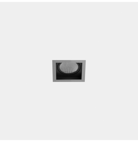 LedsC4 - Downlight MULTIDIR TRIM SMALL SINGLE 7.3W blanco cálido 3000K CRI 90 61.9º DALI-2 gris IN IP20 / OUT IP54 854lm
