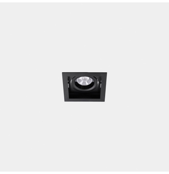 LedsC4 - Downlight MULTIDIR TRIM SMALL SINGLE 7.3W blanco neutro 4000K CRI 90 61.9º negro IN IP20 / OUT IP54 902lm