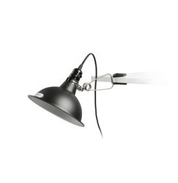 FARO - Luminaria pinza PEPPER E27 40W negro