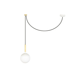 FARO - Luminaria colgante MINE E27 40W blanco