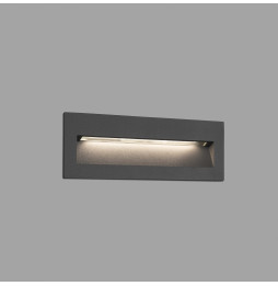 FARO - Empotrable NAT LED 6W 3000K gris oscuro