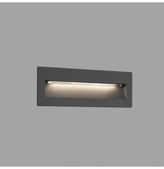 FARO - Empotrable NAT LED 6W 3000K gris oscuro