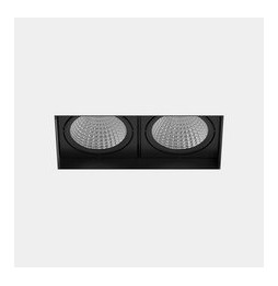 LedsC4 - Downlight MULTIDIR TRIMLESS BIG DOUBLE 71.6W blanco neutro 4000K CRI 90 22.7º DALI-2/PUSH negro IN IP20 / OUT IP54 8396
