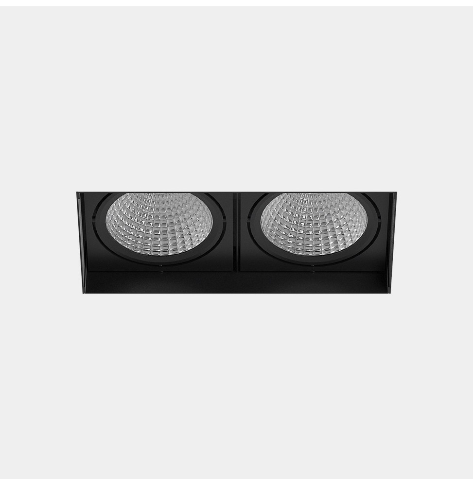 LedsC4 - Downlight MULTIDIR TRIMLESS BIG DOUBLE 71.6W blanco cálido 3000K CRI 90 59.1º DALI-2/PUSH negro IN IP20 / OUT IP54 7756 LedsC4 - Downlight MULTIDIR TRIMLESS BIG DOUBLE 71.6W blanco cálido 3000K CRI 90 59.1º DALI-2/PUSH negro IN IP20 / OUT IP54 7756