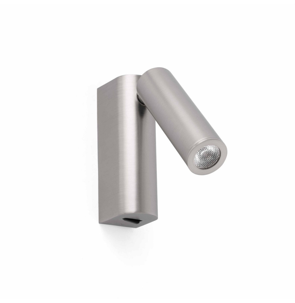 FARO - Aplique lector ROB LED 3W 3000K níquel mate