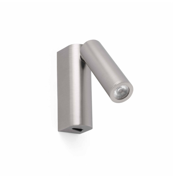 FARO - Aplique lector ROB LED 3W 3000K níquel mate