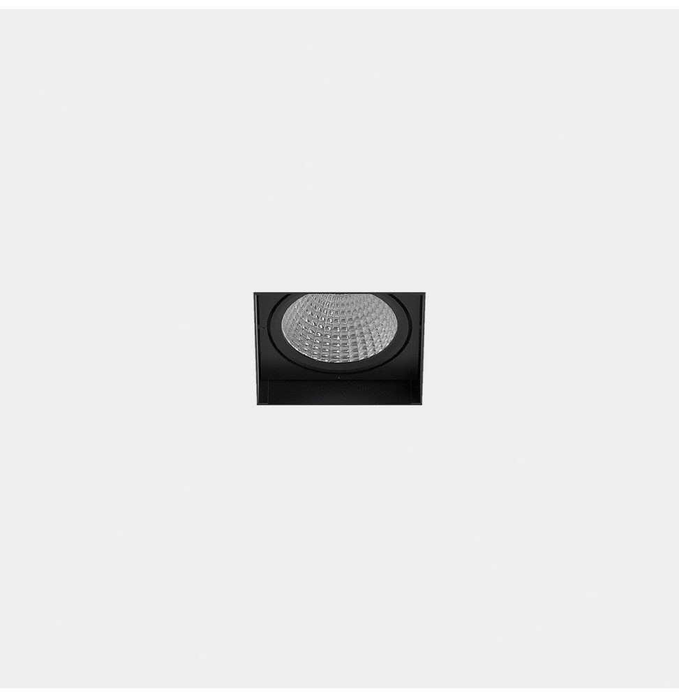 LedsC4 - Downlight MULTIDIR TRIMLESS BIG SINGLE 16.6W blanco cálido 2700K CRI 90 22.5º ON-OFF negro IN IP20 / OUT IP54 1957lm LedsC4 - Downlight MULTIDIR TRIMLESS BIG SINGLE 16.6W blanco cálido 2700K CRI 90 22.5º ON-OFF negro IN IP20 / OUT IP54 1957lm