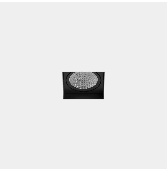 LedsC4 - Downlight MULTIDIR TRIMLESS BIG SINGLE 16.6W blanco cálido 2700K CRI 90 22.5º negro IN IP20 / OUT IP54 1957lm